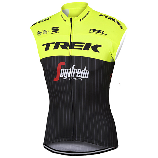 Gilet antivento Trek Segafredo 2017 giallo e nero